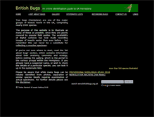 Tablet Screenshot of britishbugs.org.uk
